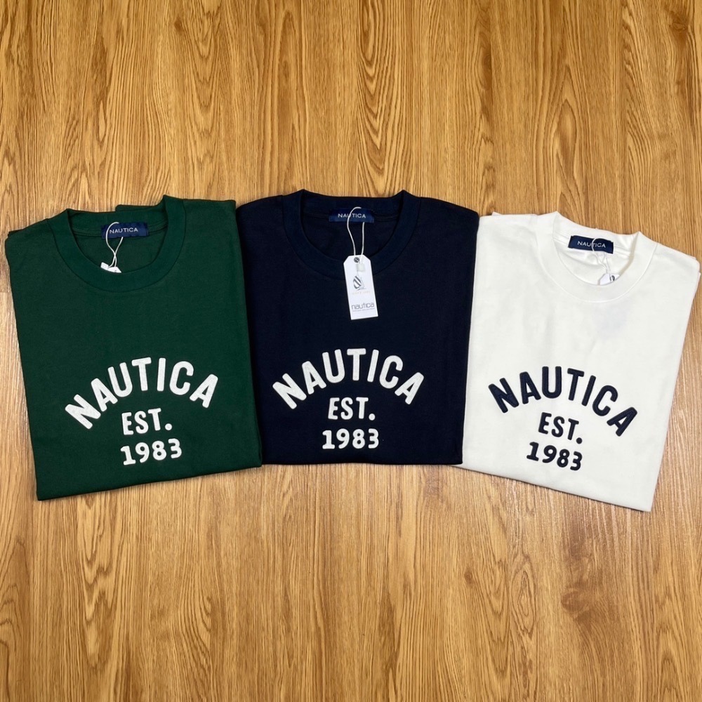 【Bro Closet】Nautica 品牌logo短袖T 男女同款 日系穿搭 百搭款-細節圖4