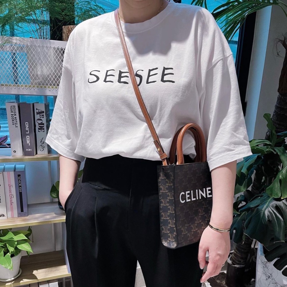 【Bro Closet】SEE SEE 品牌logo短袖T  男女同款 日本小眾品牌 潮流服飾-細節圖7