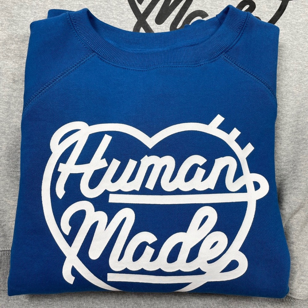 【Bro Closet】Human Made 愛心Logo鋪棉大學T-細節圖3