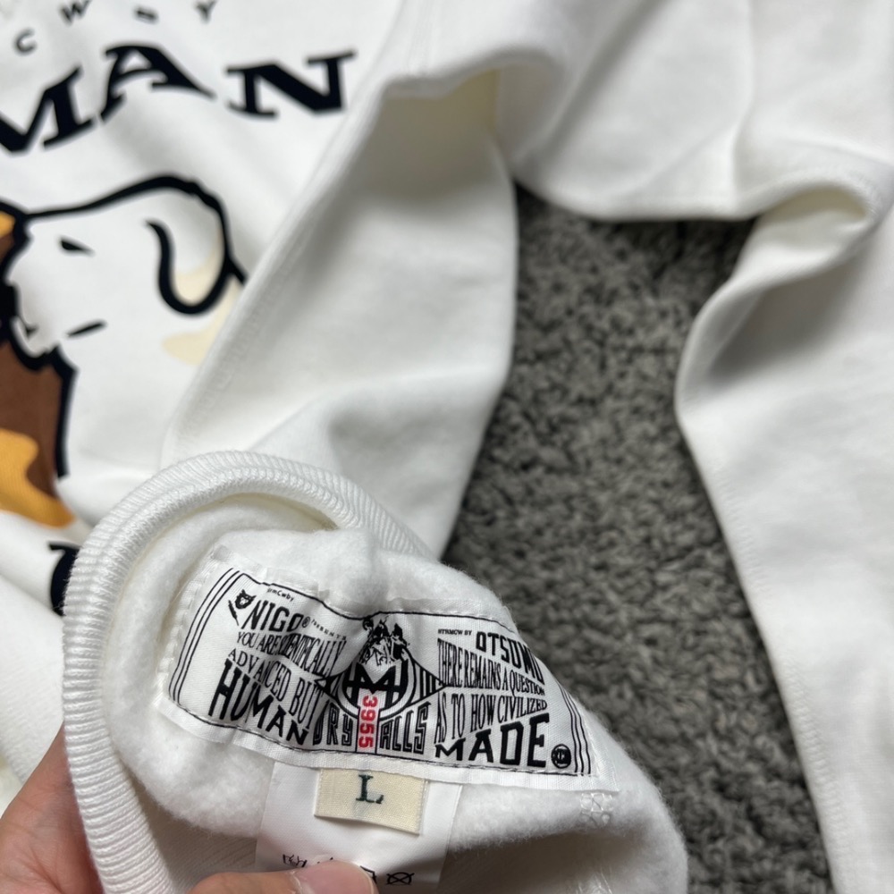 【Bro Closet】Human Made 拉不拉多犬鋪棉大學T-細節圖7