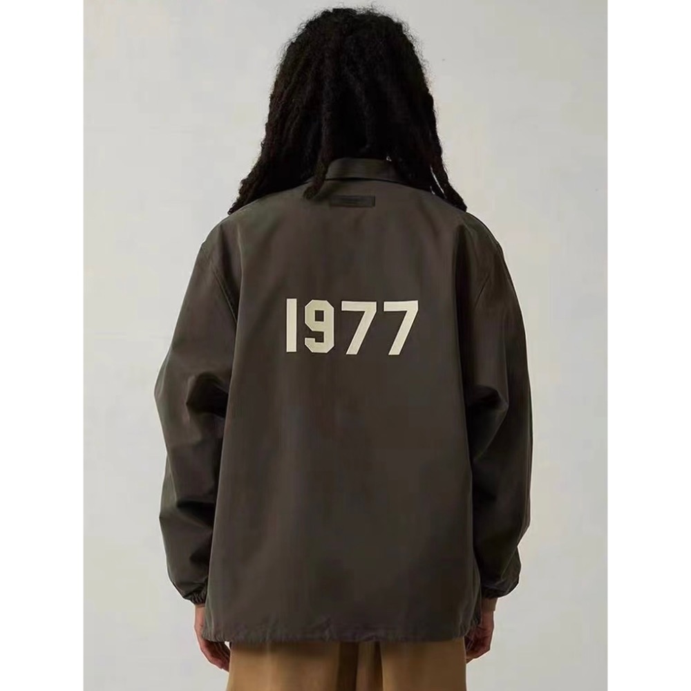 【Bro Closet】 FOG  ESSENTIALS  植絨1977麂皮教練薄夾克 潮流 型男穿搭-細節圖4