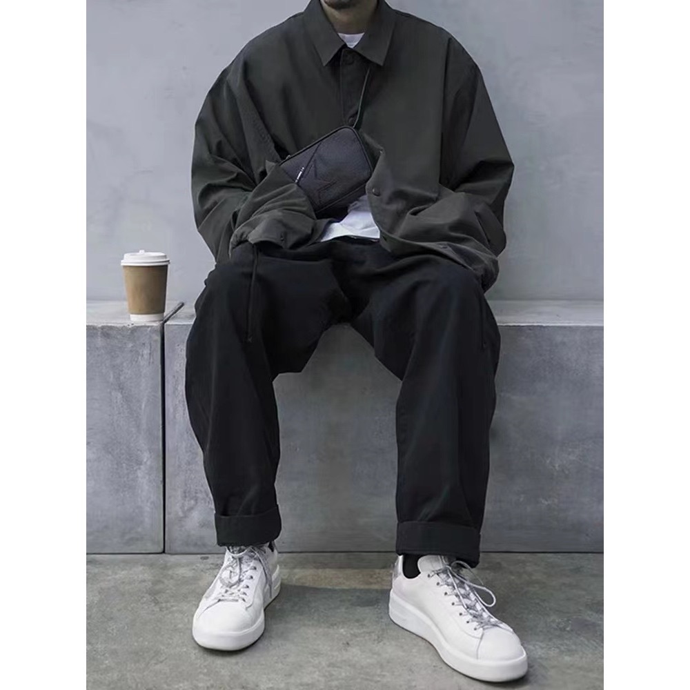 【Bro Closet】 FOG  ESSENTIALS  植絨1977麂皮教練薄夾克 潮流 型男穿搭-細節圖7