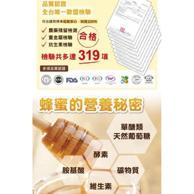 獨家專利瓶口不殘留【彩花蜜】台灣原淬蜂蜜320g/龍眼蜜/荔枝蜜/花蜜/蜜茶-細節圖2