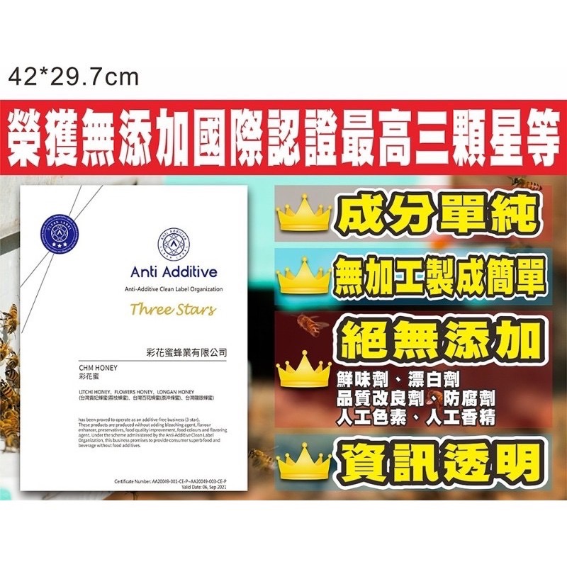 獨家專利瓶口不殘留【彩花蜜】台灣原淬蜂蜜320g/龍眼蜜/荔枝蜜/花蜜/蜜茶-細節圖8