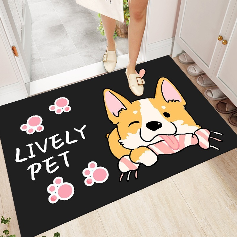 柴犬入戶地墊 柴犬地墊 旺柴地墊 地毯 腳踏墊 招財地墊 卡通地墊  腳踏墊 門墊 止滑墊 生日禮物 入厝禮物-規格圖10