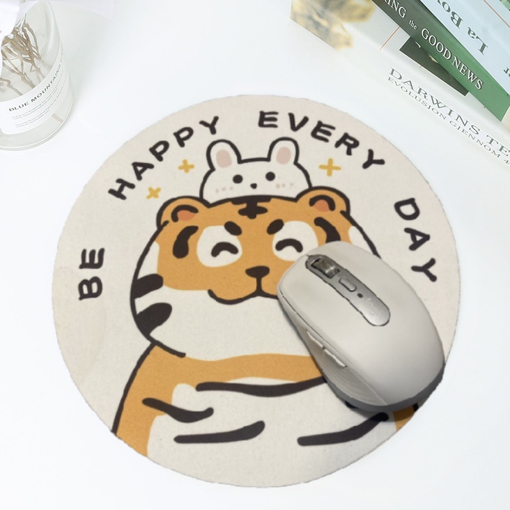 萌虎滑鼠墊 餐墊小桌墊杯墊隔熱墊  硅藻泥軟墊 胖虎滑鼠墊 可愛造型滑鼠墊 卡通滑鼠墊 電腦滑鼠墊 胖虎不二馬 禮物-細節圖2