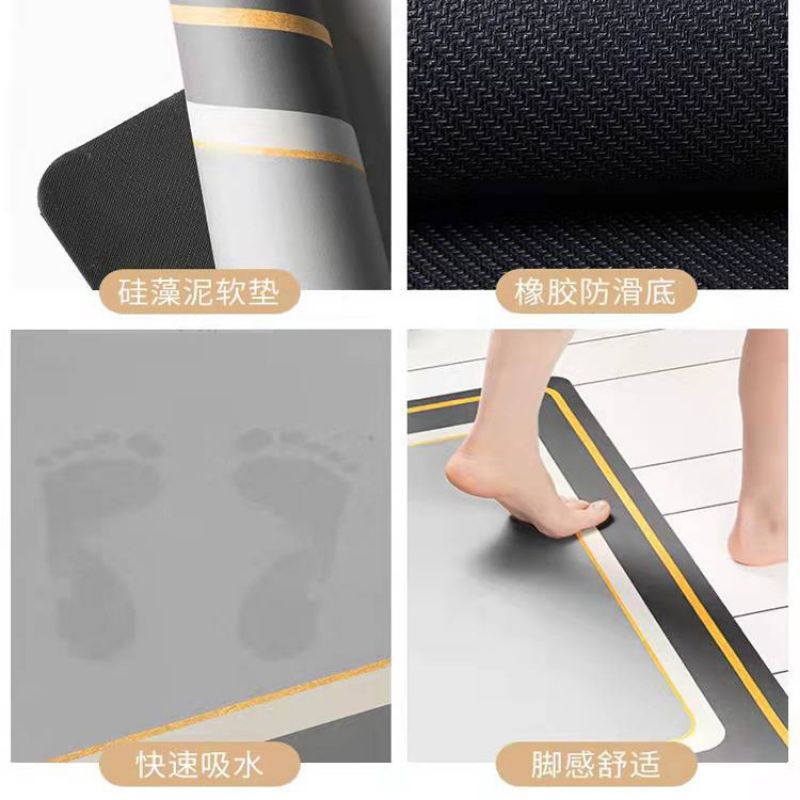 萌虎浴室地墊 老虎硅藻土軟地墊 珪藻土軟地墊 腳踏墊浴室 胖虎不二馬 胖虎地墊  吸水地墊 生日禮物入厝禮物-細節圖9