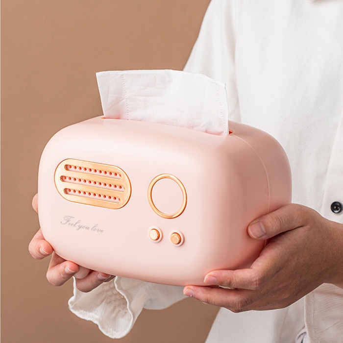 收音機造型面紙盒 創意面紙盒 衛生紙盒 造型面紙盒 衛生紙盒 紙巾盒 可愛創意收納盒 復古紙巾盒 餐廳抽紙巾盒-細節圖9