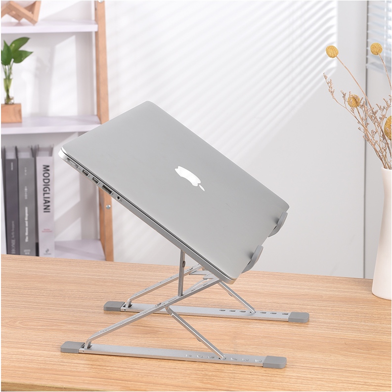 鋁合金筆電支架 筆電散熱架散熱支架  摺疊筆電架 電腦架 散熱架 筆電散熱器 折疊筆電架 筆電增高架-細節圖8