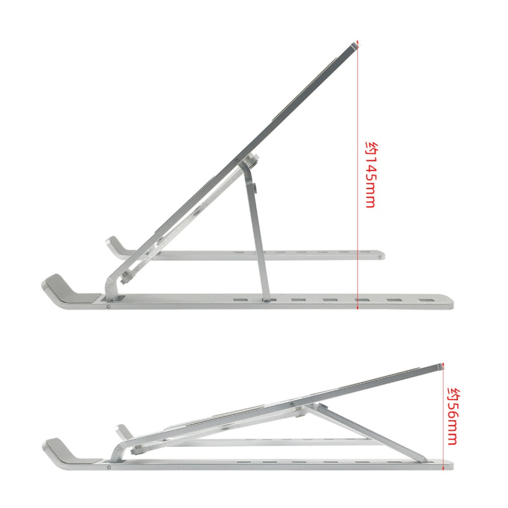 鋁合金筆電支架 筆電散熱架散熱支架  摺疊筆電架 電腦架 散熱架 筆電散熱器 折疊筆電架 筆電增高架-細節圖9
