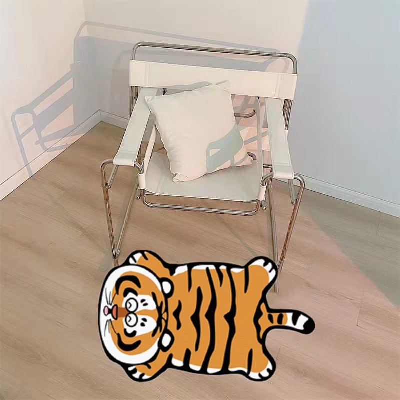 看家虎客廳地毯 老虎地墊 老虎地毯 床邊地毯 床邊腳踏墊 遊戲墊 胖虎不二馬 胖虎地墊 生日禮物 小孩禮物-細節圖4