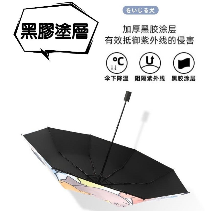 萌貓全自動晴雨傘 貓咪全自動雨傘 自動折疊傘自動摺疊傘 卡通雨傘 陽傘三折傘 自動傘自動雨傘 可愛雨傘 摺疊雨傘 貓傘-細節圖3