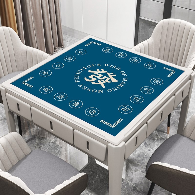 開運桌墊 招財桌墊恭喜發財 麻將桌墊撲克牌墊 隔音墊防滑墊方形桌墊 麻將桌布打牌 麻將墊子麻將毯子-規格圖7