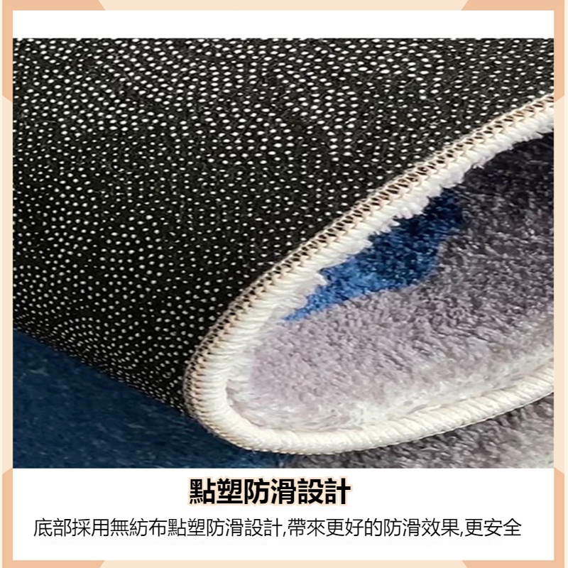 萌虎圓形地毯 萌虎地墊 胖虎不二馬 胖虎地墊 臥室地毯 客廳地毯 床邊地毯 腳踏墊 遊戲墊  門墊 圓形地墊-細節圖9