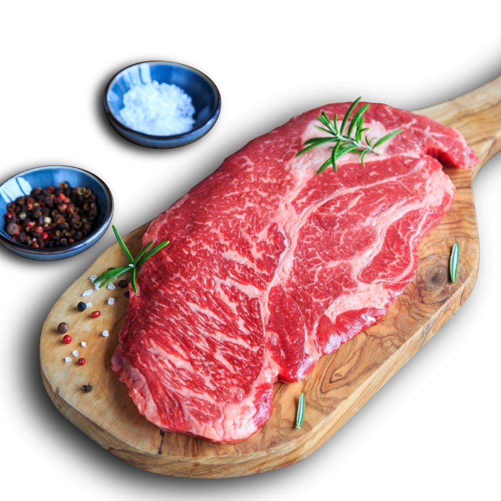 【豪鮮牛肉】頂級熟成安格斯Prime霜降沙朗牛排2片(400g±10%片)-細節圖2