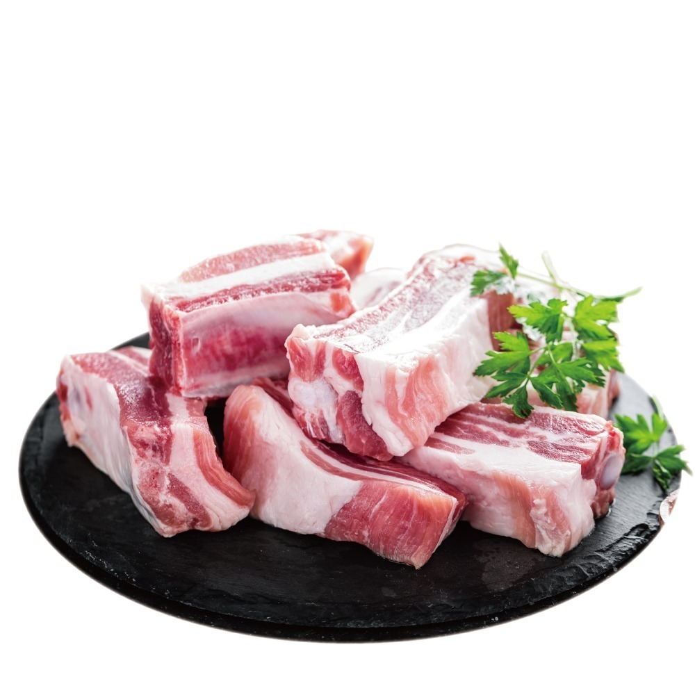 約克街肉鋪 台灣帶骨梅花豬小排4包(200g±10%/包)-細節圖6
