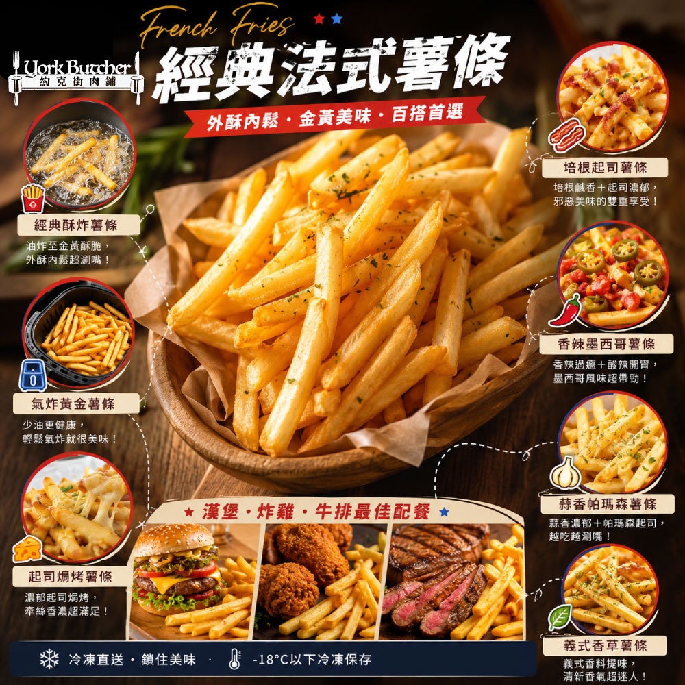 【赤豪家庭私廚】法式經典薯條3包(500g±10%/包)-細節圖4