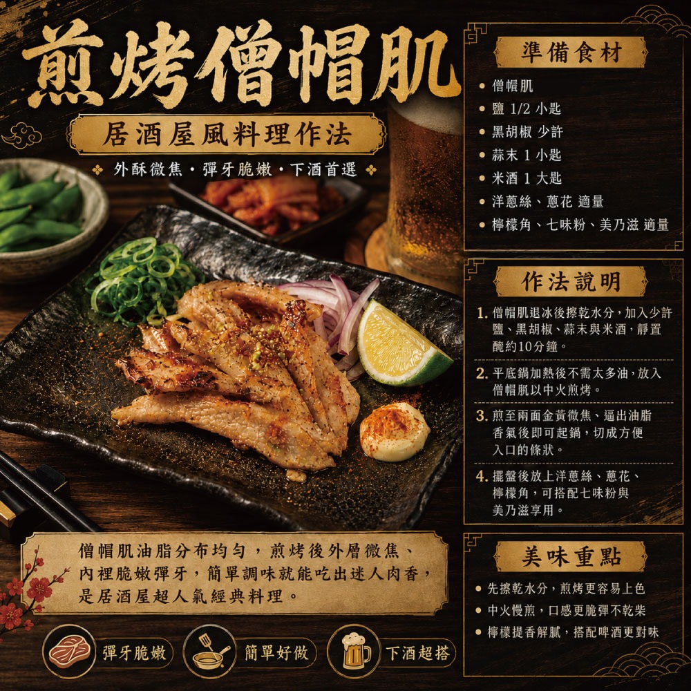 【約克街肉鋪】手工精修僧帽肌雪花豬肉片2盒 （200g±10%/盒）-細節圖4