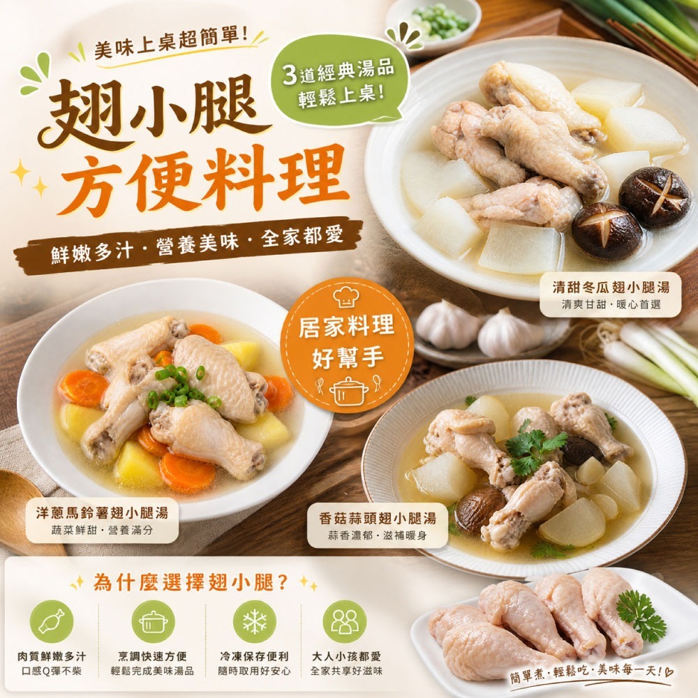 【約克街肉舖】台灣國產鮮嫩翅小腿5包(600g±10%/包)-細節圖5