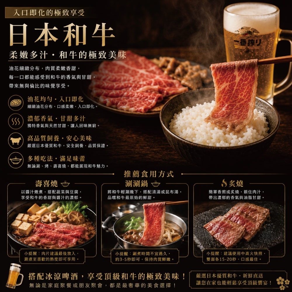 【約克街肉鋪】Ａ5極饌和牛燒肉片（100g±10%/盒）-細節圖3
