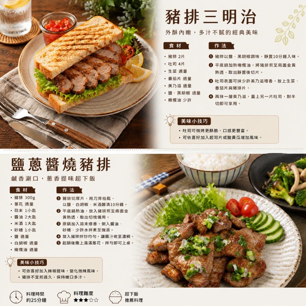 【豪鮮牛肉】厚切梅花豬排12(150g±10%/片)-細節圖4