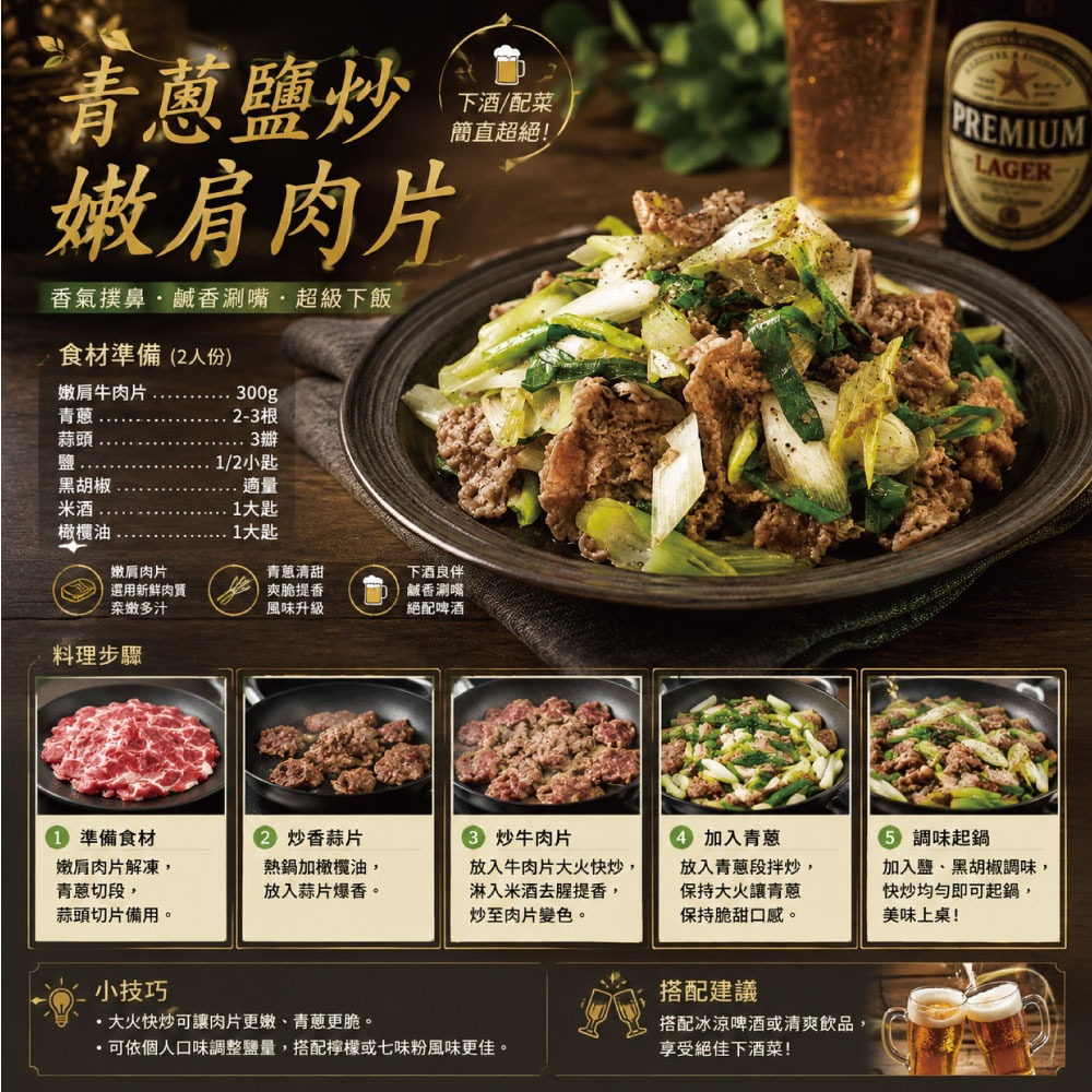 【約克街肉舖】紐西蘭嫩肩牛肉片5盒(200g±10%/盒)-細節圖4