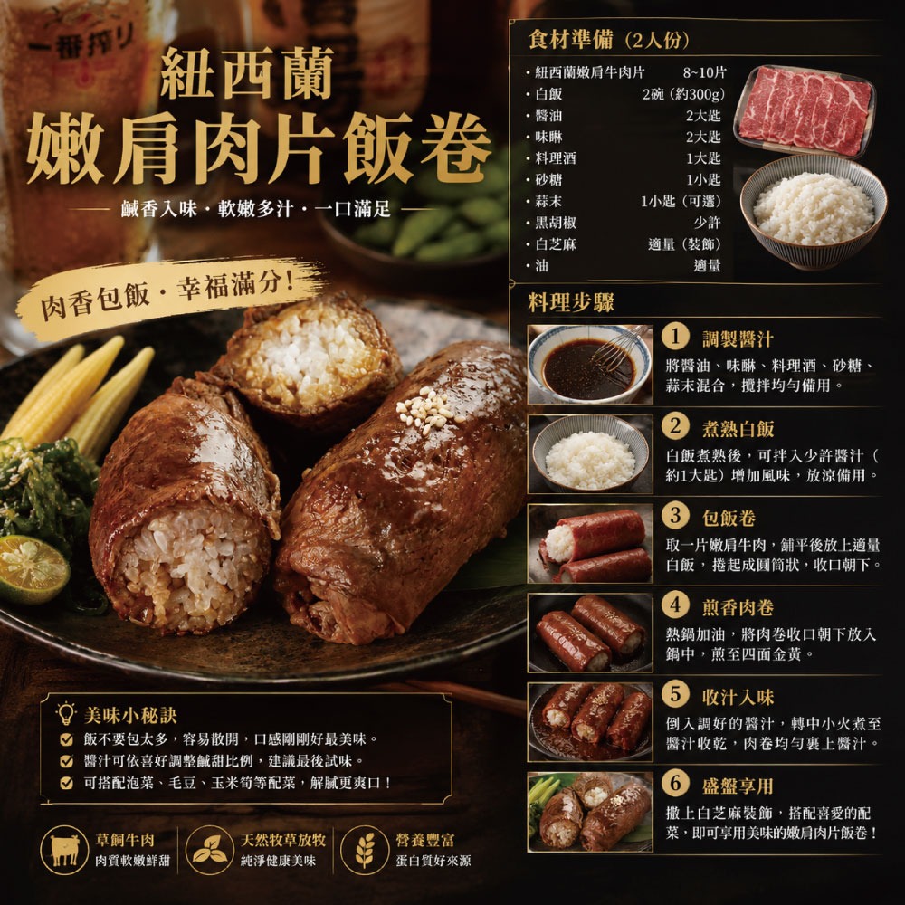 【約克街肉舖】紐西蘭嫩肩牛肉片5盒(200g±10%/盒)-細節圖5