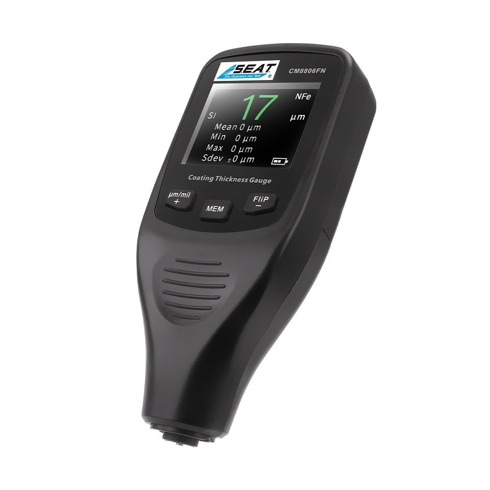 磁性 非磁性 金屬膜厚計 板金烤漆油漆噴漆塗層 測量塗層厚度 測厚計 烤漆厚度 中古車檢驗 【工仔人】CM8806-細節圖2