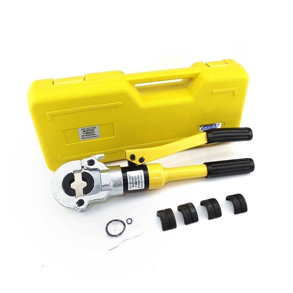 工仔人 油壓壓管鉗 鋁塑管壓管鉗 管子壓接鉗 銅鋁套壓接鉗 不鏽鋼壓管工具 管子鉗 壓接不鏽鋼管鉗子 GC1525-細節圖2