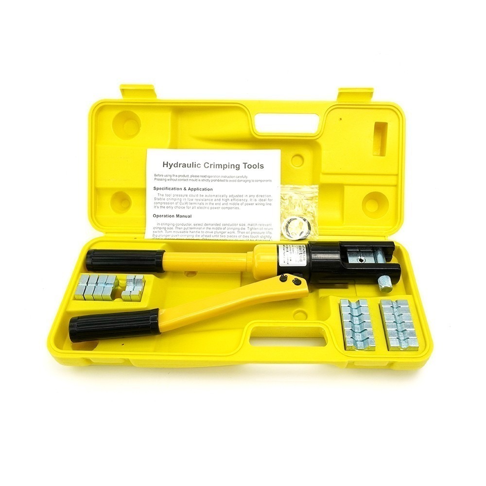 工仔人 油壓端子鉗 液壓壓接鉗 油壓鉗 電線壓接 銅鋁端子壓線鉗 C型鉗頭 油壓剪 電纜壓接鉗 壓線鉗 HTC70S-細節圖2