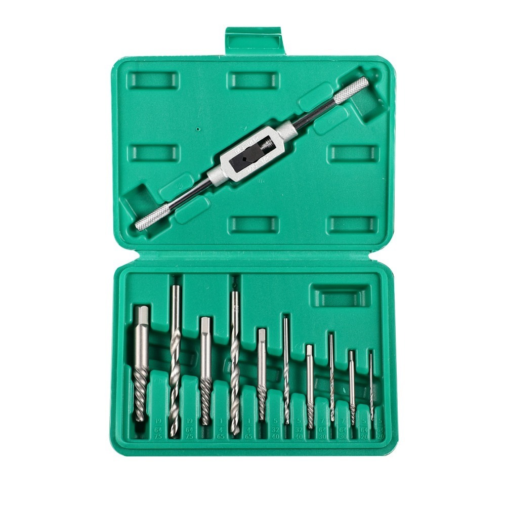 工仔人 滑牙神器 斷絲攻取出器 斷頭螺絲取出器 多功能斷牙取絲器 手動反牙退絲器套裝 螺絲取出器 攻牙器 D11-細節圖2