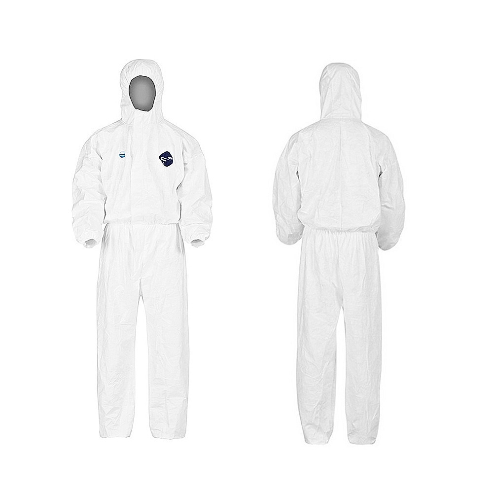 美國杜邦 DUPONT 連體帶帽防護衣 農藥噴灑 搭機防護 防護服 防污染 醫療防護 隔離衣【工仔人】14222XL-細節圖2
