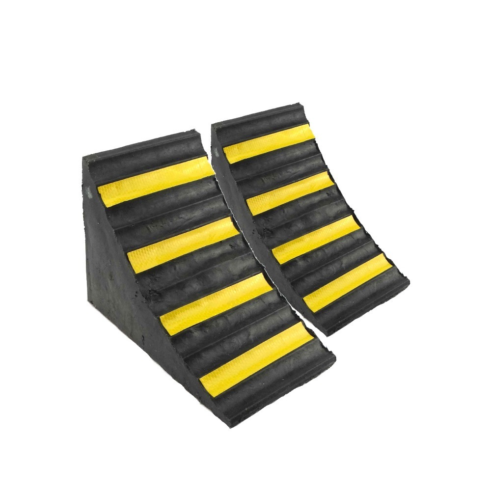 擋車器 車輪固定器 斜坡止滑 停車定位擋 三角木止退器 斜坡墊定位器 車輛止滑器 輪胎擋止【工仔人】VS155-細節圖2