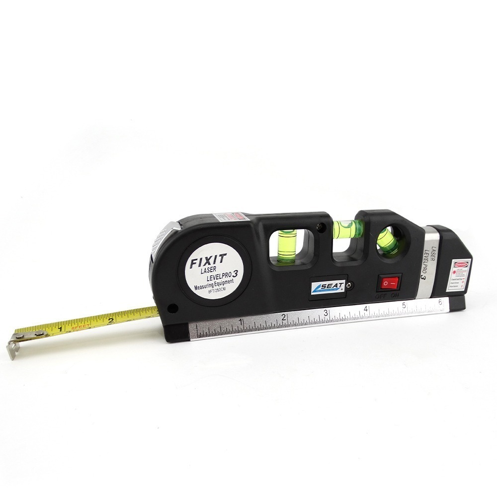 雷射紅外線水準儀 十字線點狀線投線器 多功能水準尺 垂直線 紅外線水準尺 水平線 十字線【工仔人】LV06+-細節圖2