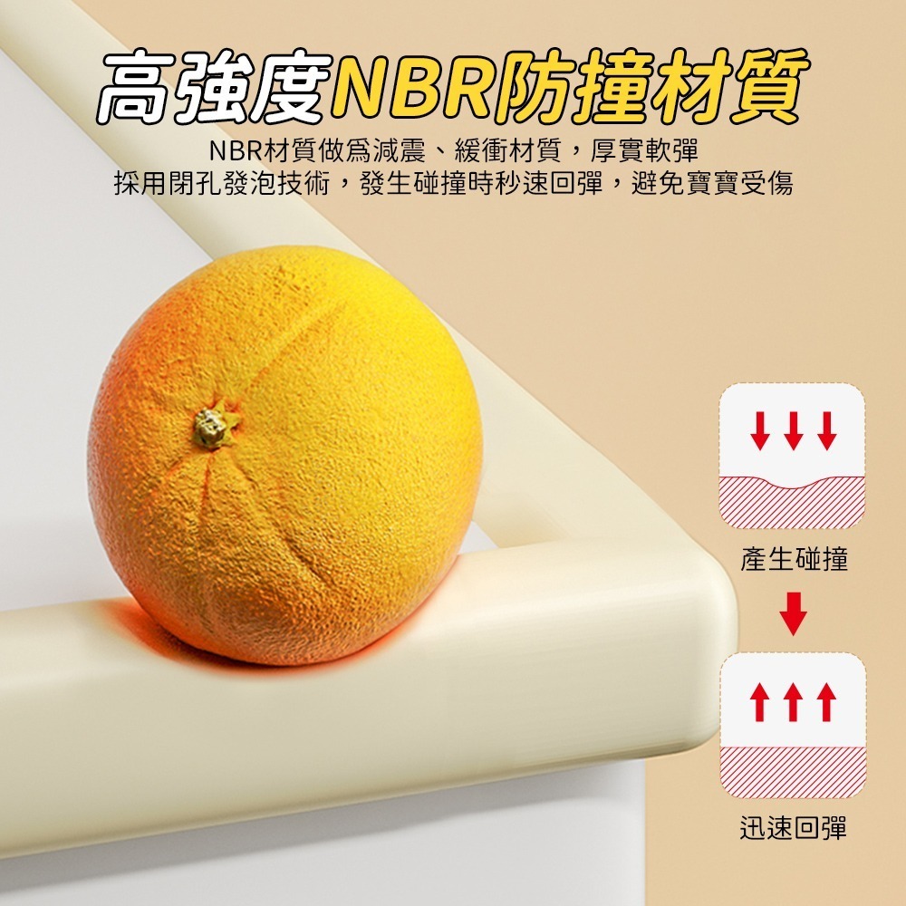 防撞泡綿 NBR泡棉防撞邊條 桌角包邊防撞條 安全保護條 防護條 護角條 兒童保護條 超厚PU防撞條 米色 PU200B-細節圖3