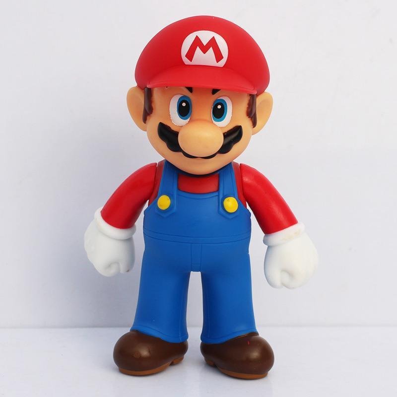 【佩斯多】5寸超級瑪利歐 super mario 3款 公仔 模型 可選 禮品 玩具 空心 掌上型遊戲 任天堂 周邊-細節圖2