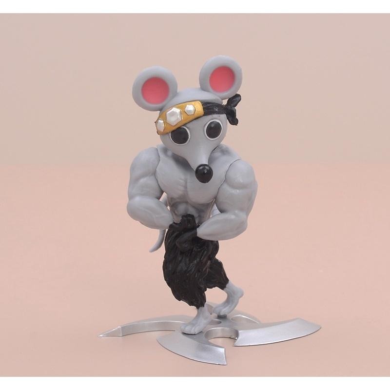 【佩斯多】鬼滅之刃 宇髓天原 gk 肌肉鼠 老鼠 遊郭篇 模型 玩具 可愛 q版 忍者 音柱-細節圖2