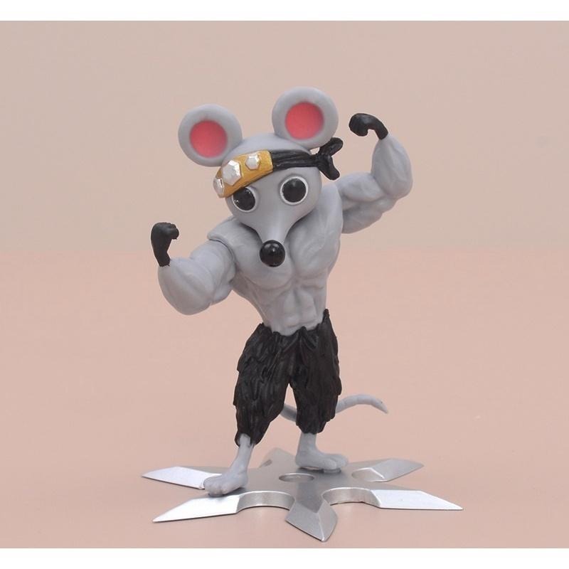 【佩斯多】鬼滅之刃 宇髓天原 gk 肌肉鼠 老鼠 遊郭篇 模型 玩具 可愛 q版 忍者 音柱-細節圖3