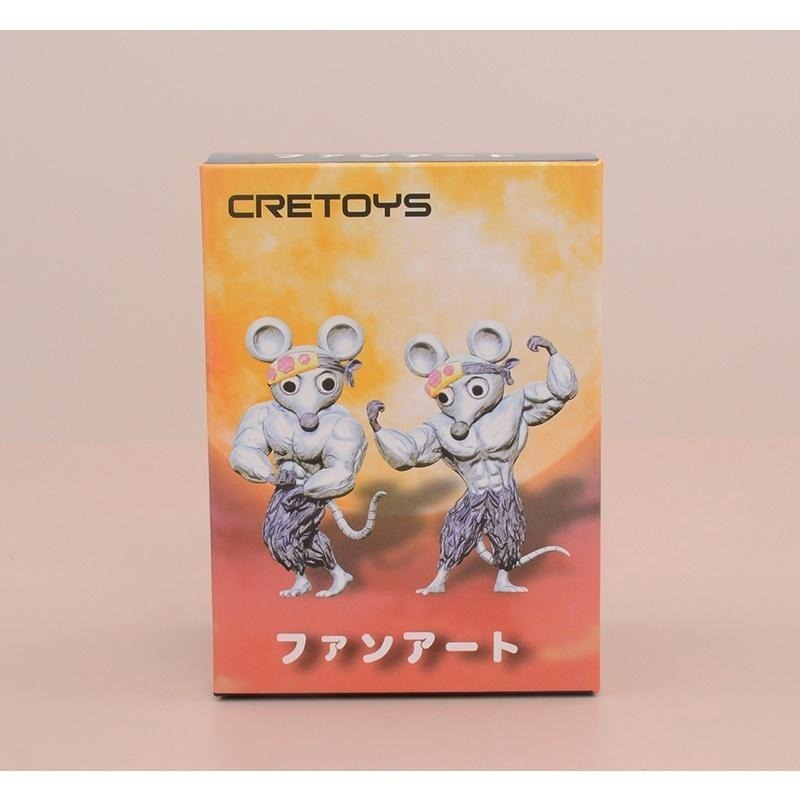 【佩斯多】鬼滅之刃 宇髓天原 gk 肌肉鼠 老鼠 遊郭篇 模型 玩具 可愛 q版 忍者 音柱-細節圖5