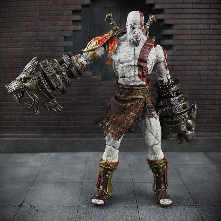 【佩斯多】戰神 PS4 克雷多斯 奎托斯 模型 玩具 公仔 索尼 北歐 遊戲 周邊 可動 獅子 火焰刀-細節圖5