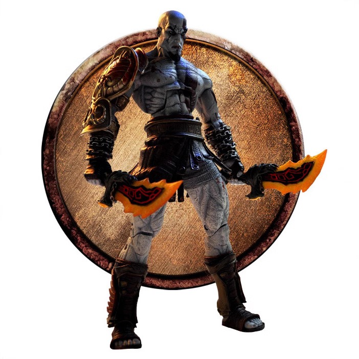 【佩斯多】戰神 PS4 克雷多斯 奎托斯 模型 玩具 公仔 索尼 北歐 遊戲 周邊 可動 獅子 火焰刀-細節圖6