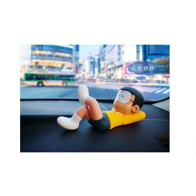 【佩斯多】哆啦A夢 大號可愛午休  野比大雄 睡覺大雄 汽車卡通擺件裝飾模型 蛋糕裝飾品 靜態玩具 童年 人偶 玩具-細節圖3