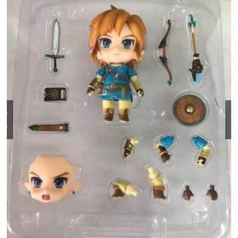 【佩斯多】 薩爾達傳說 曠野之息 公仔 林克 Q版 GSC 黏土人 超帥 普通版 模型 玩具 可動 關節 配件-細節圖6