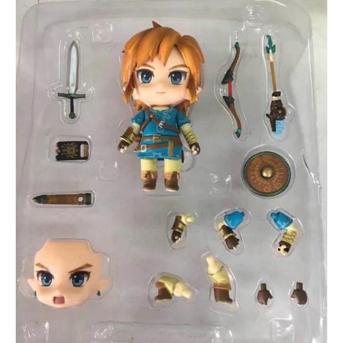 【佩斯多】 薩爾達傳說 曠野之息 公仔 林克 Q版 GSC 黏土人 超帥 普通版 模型 玩具 可動 關節 配件-細節圖8