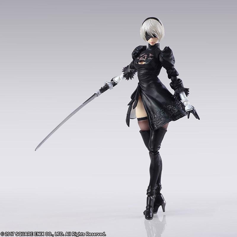 【佩斯多】2B 尼爾 自動人形 機械人 機器 自動9S 可動模型 玩具 公仔 人偶 關節 人工生命 少女 戰鬥-細節圖2