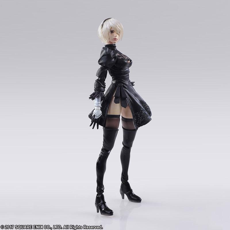 【佩斯多】2B 尼爾 自動人形 機械人 機器 自動9S 可動模型 玩具 公仔 人偶 關節 人工生命 少女 戰鬥-細節圖3