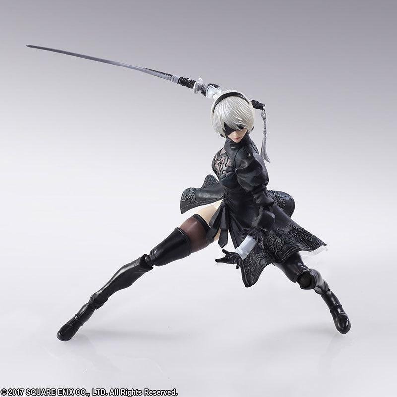 【佩斯多】2B 尼爾 自動人形 機械人 機器 自動9S 可動模型 玩具 公仔 人偶 關節 人工生命 少女 戰鬥-細節圖4