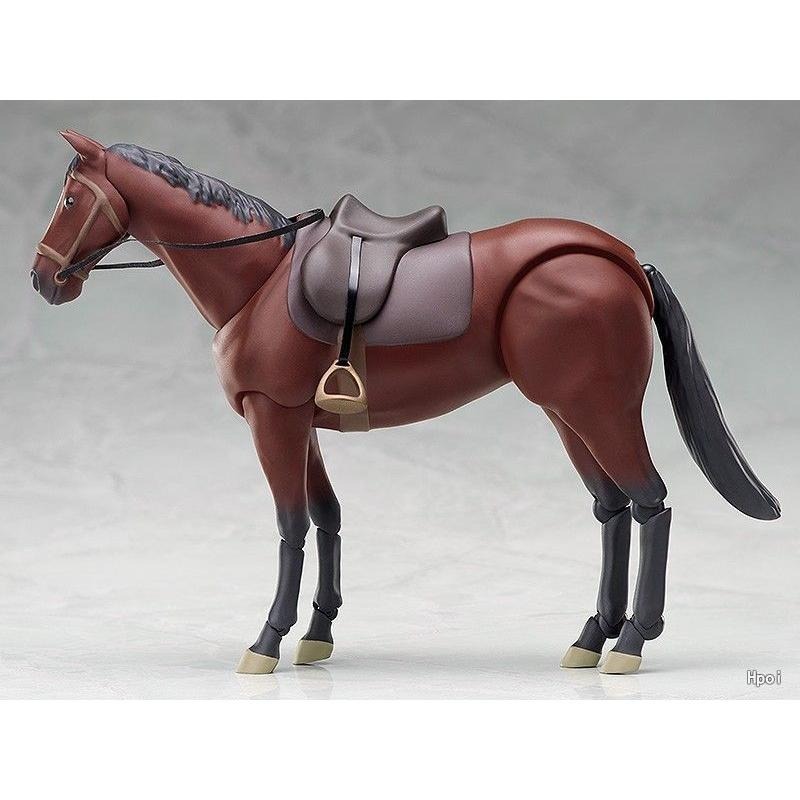 【佩斯多】馬 動物 可動 關節 騎馬 人偶 調查兵團 進擊的巨人 騎士 馬匹 坐騎 模型 玩具公仔 禮品 配件-細節圖3