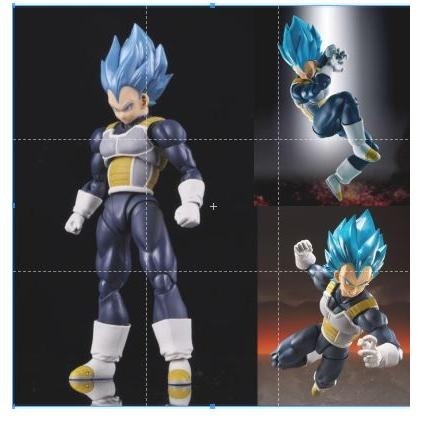 【佩斯多】七龍珠 達爾 SHF 貝吉塔 人偶 模型 可動 玩具 超級賽亞人 藍髮 紅髮 公仔 龍珠 悟空-細節圖4
