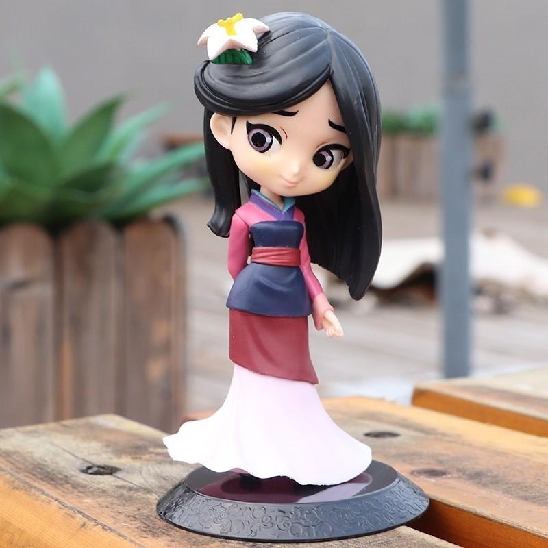 【佩斯多】迪士尼 公主 公仔 娃娃 冰雪奇緣 艾莎 白雪公主 灰姑娘 安娜 Q版 美人魚 烘培 蛋糕 裝飾生日玩偶-細節圖8